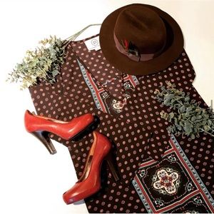 Anthropologie Sloane Rouge “Asarti” Boho Tunic - Women’s Size Small